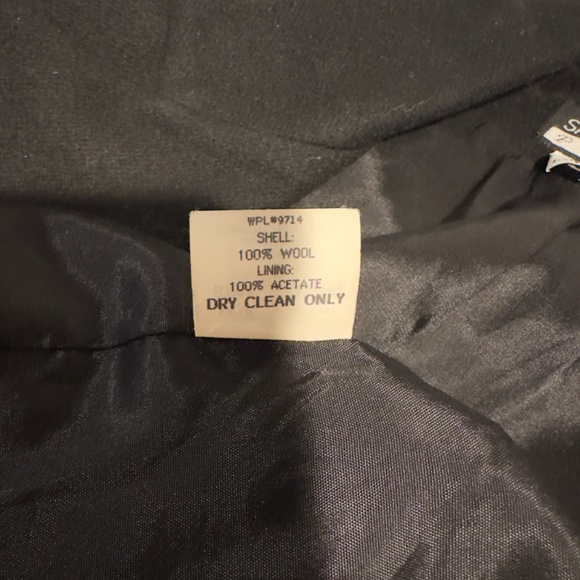 Vintage Black Blazer Wool Classic Preppy Single Breasted Jacket Size 8 2/$40 - Picture 8 of 8